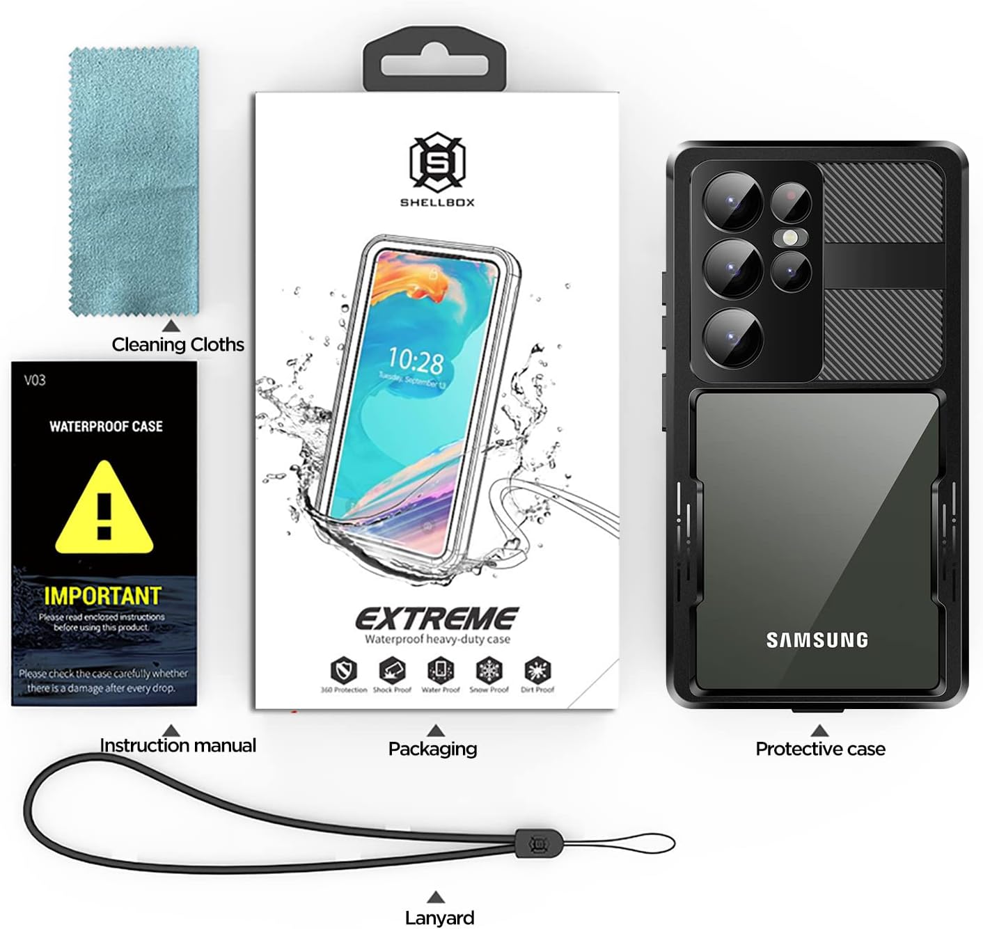 Samsung Galaxy S23 Ultra Case Waterproof