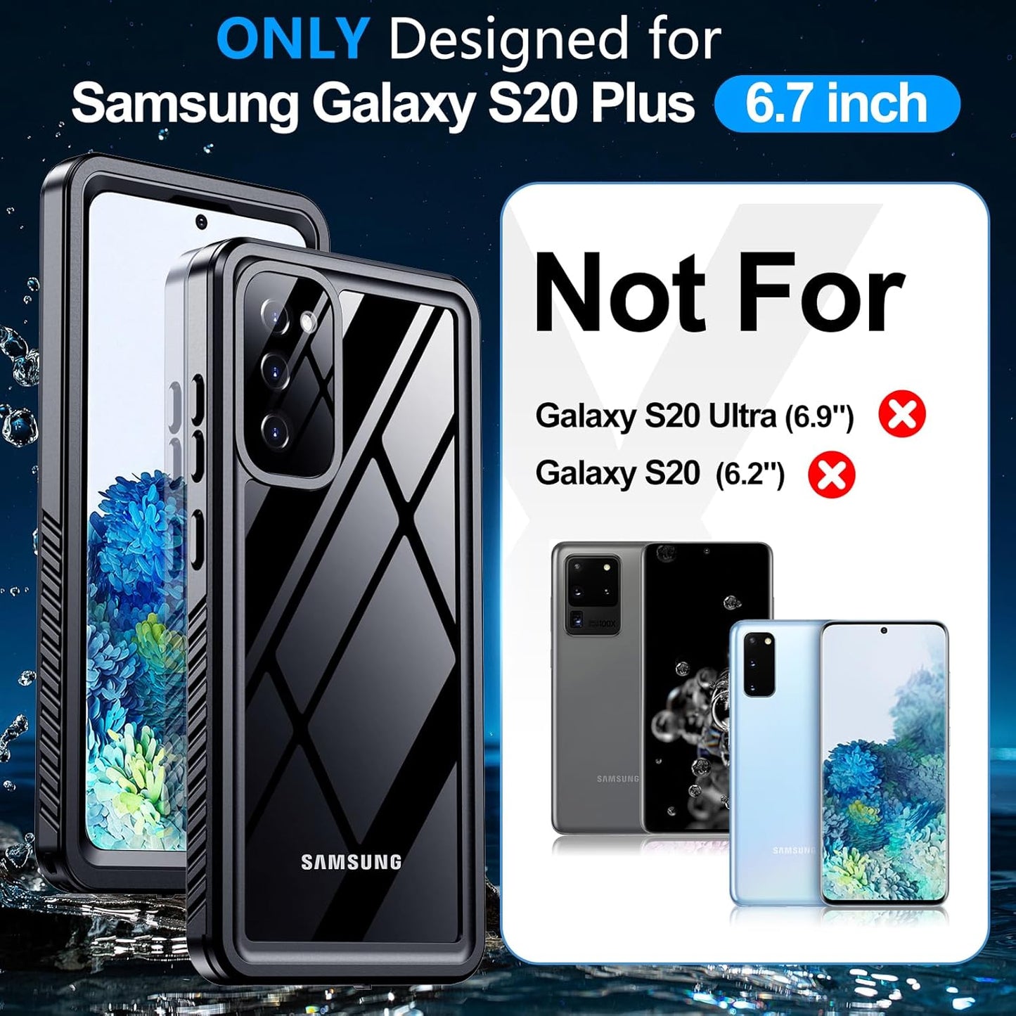 Samsung Galaxy S20 Plus Waterproof Case