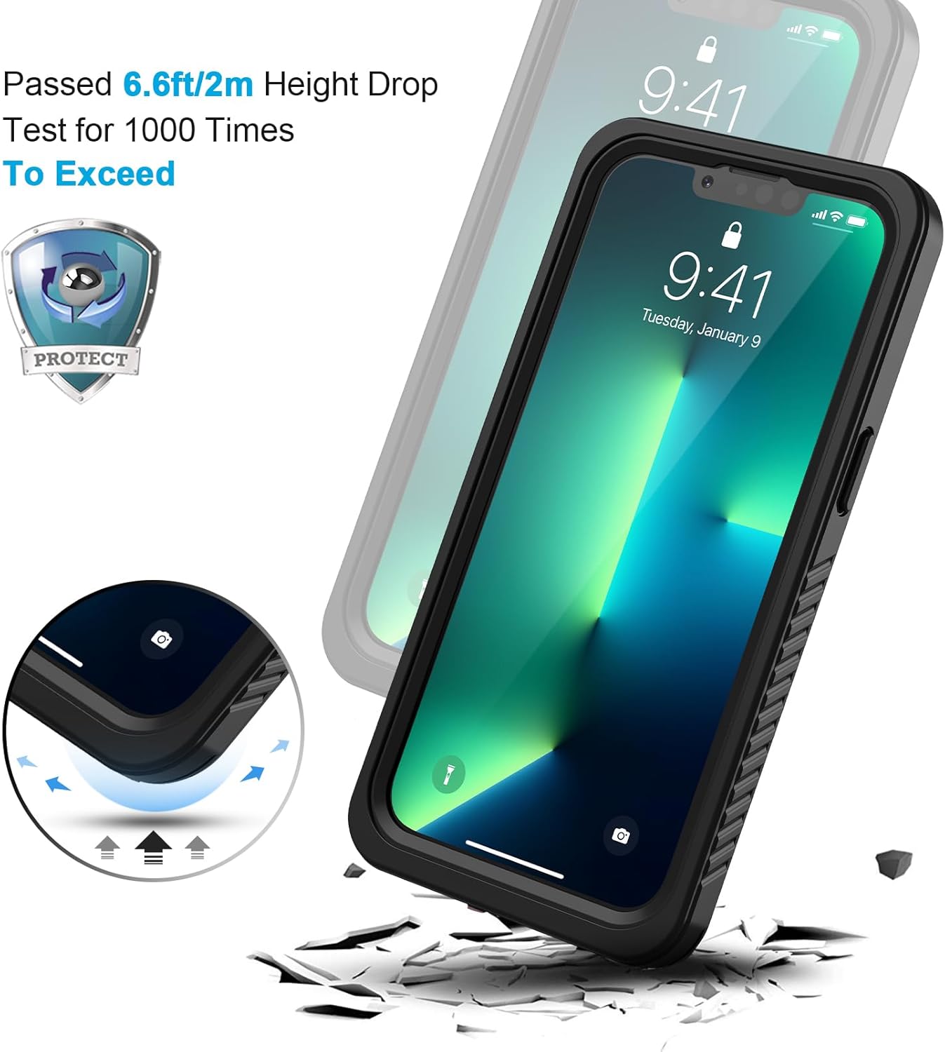 iPhone 13 Pro Max Waterproof Case
