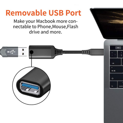 USB Type-C Male to USB 3.0 Female OTG Cable