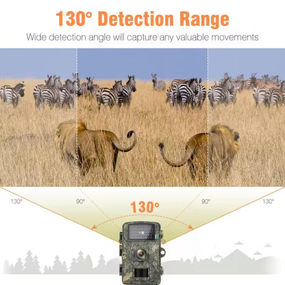 Wildlife tracking camera, infrared night vision portable wildlife monitoring