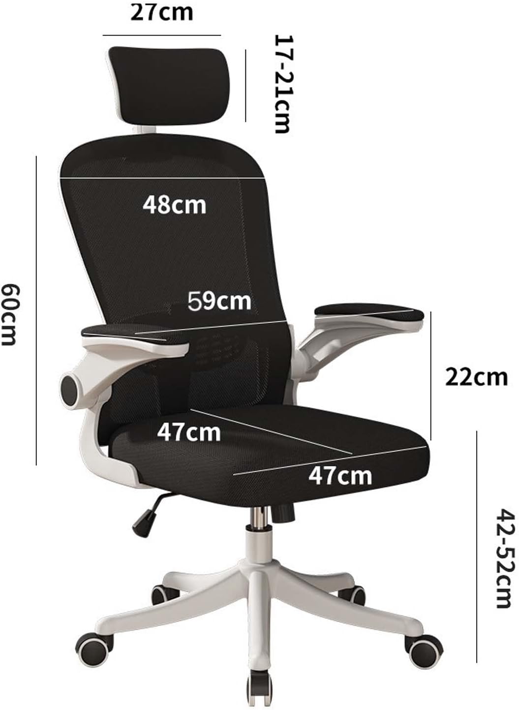 Ergonomic Office Chair With Lumbar Back Support