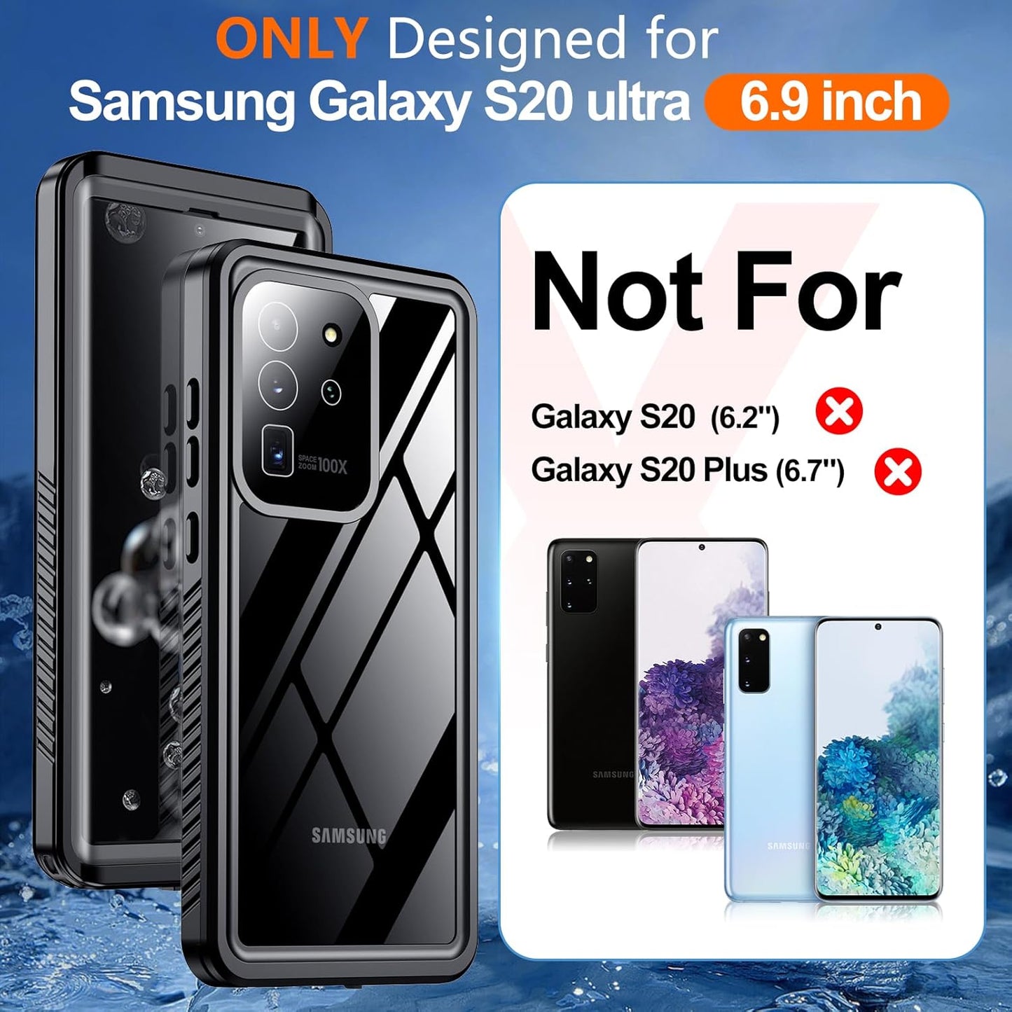 Samsung Galaxy S20 Ultra Waterproof Case