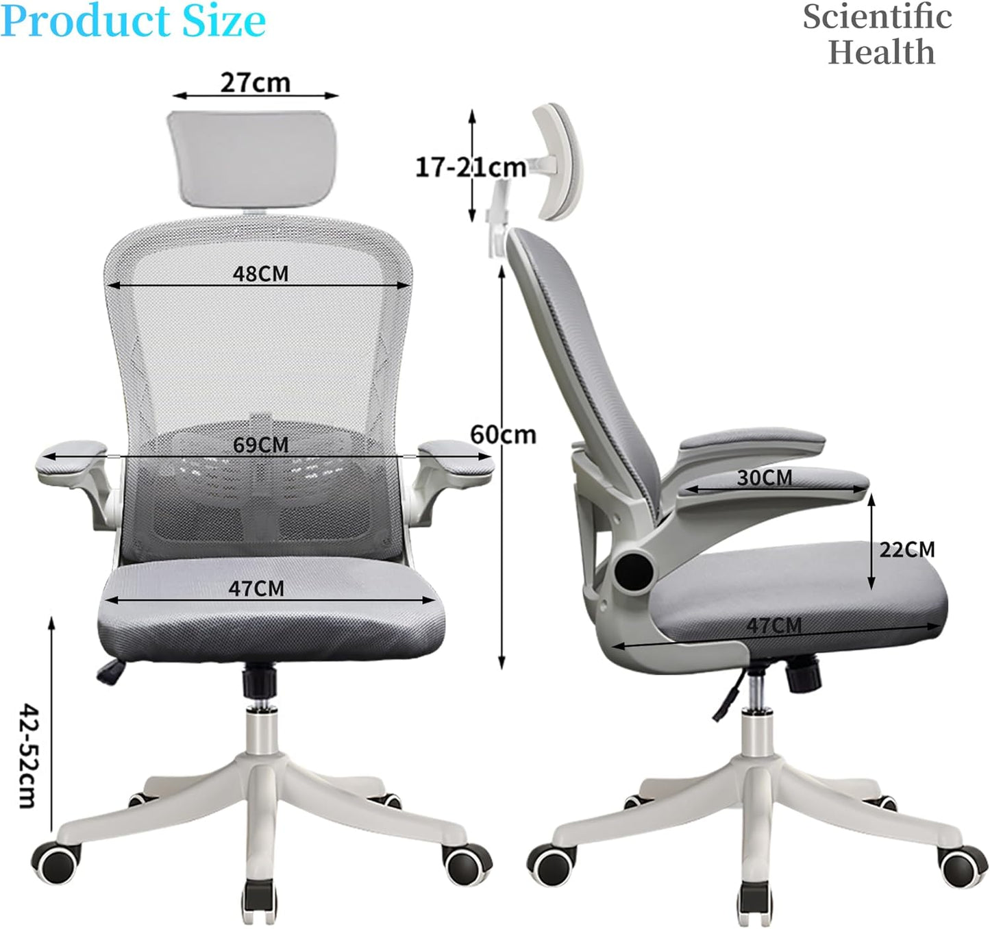 Ergonomic Office Chair With Lumbar Back Support