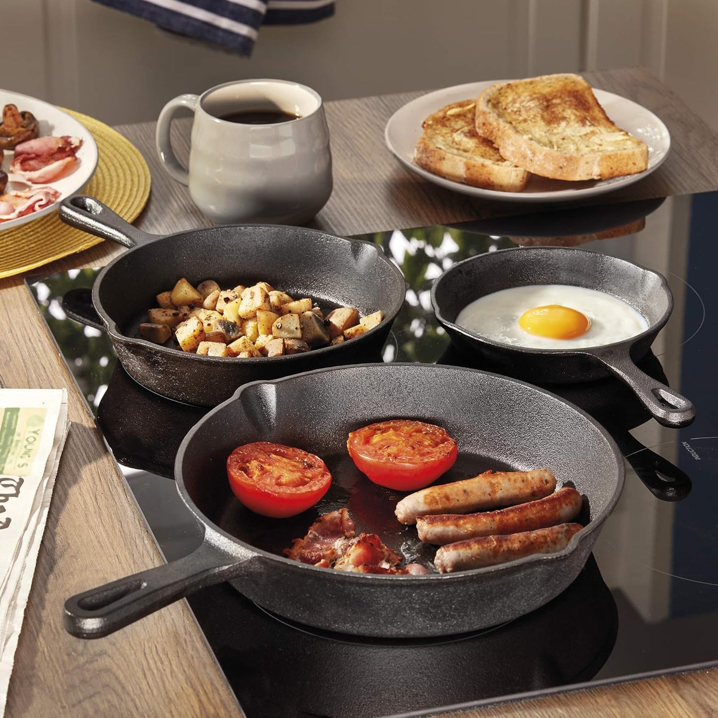 Cookware Sets Frying Cast Iron Pans Cast Iron Dish 16/20/26cm