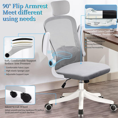 Ergonomic Office Chair With Lumbar Back Support