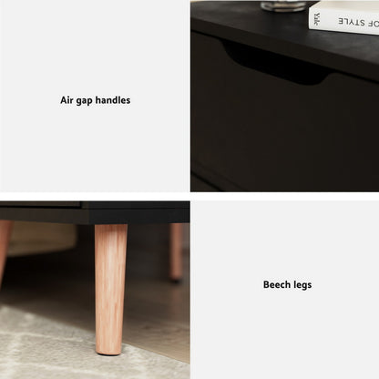 2 x Bedside Table 2 Drawers