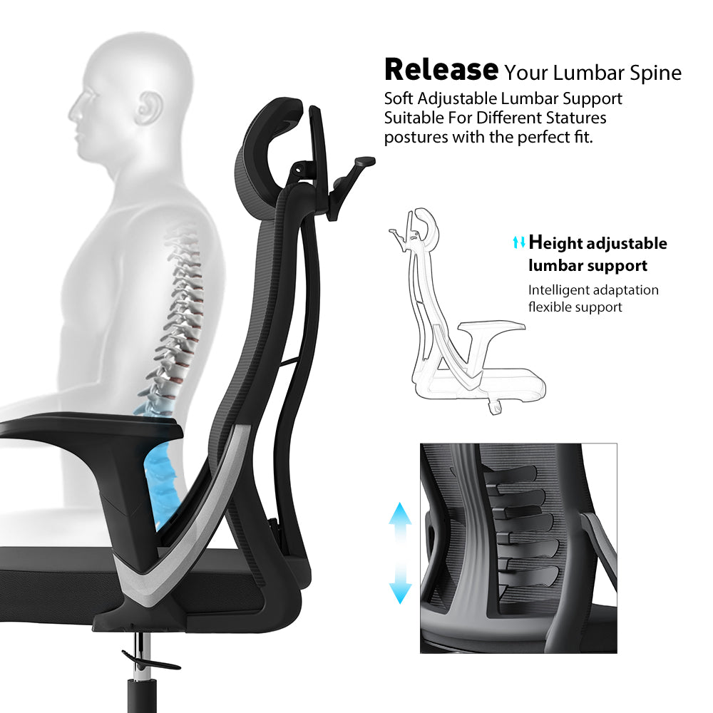 New choice high back ergonomic mesh office chair