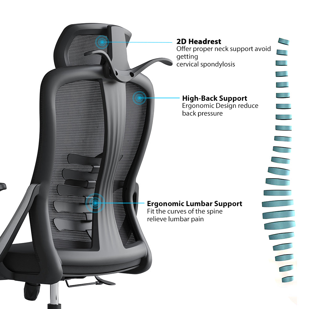 New choice high back ergonomic mesh office chair