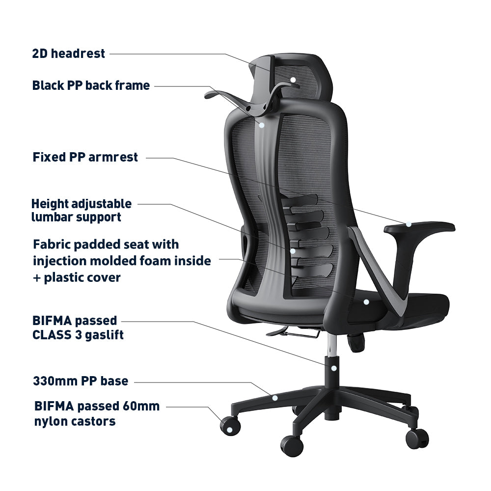 New choice high back ergonomic mesh office chair