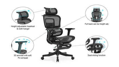High Back Ergonomic Mesh Office Chair