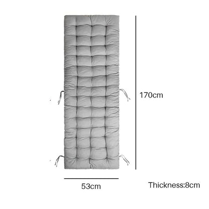 Patio Chaise Lounge Cushions Sun Lounger Cushions Pad Lounge Chair Cushion for Travel Holiday Indoor Outdoor