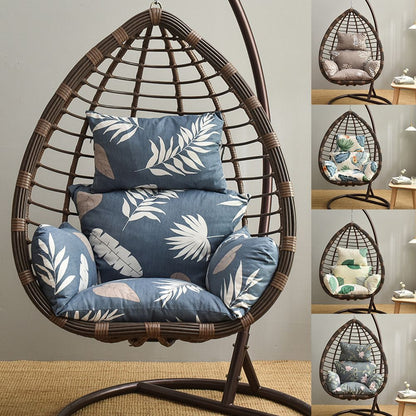 Hanging Chair Cushion for Egg Chair Rattan Hanging Swing Washable Nonslip Soft Swing Chair Cushion for Indoor Garden Decoration