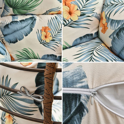 Hanging Chair Cushion for Egg Chair Rattan Hanging Swing Washable Nonslip Soft Swing Chair Cushion for Indoor Garden Decoration