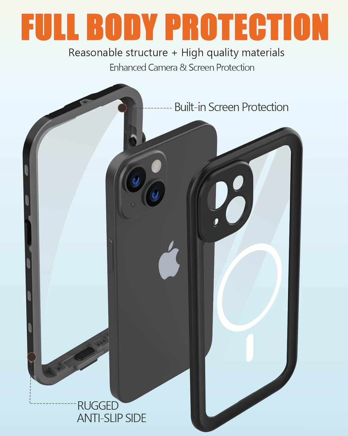iPhone 14 Plus Waterproof Case